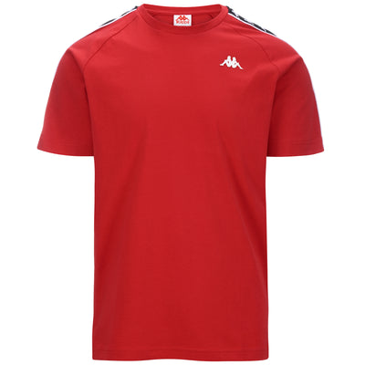 เสื้อยืด Kappa รุ่น 222 BANDA COEN SLIM - 303UV10-RDBK - Red-Black - Red - Black