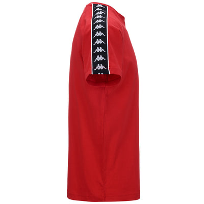 เสื้อยืด Kappa รุ่น 222 BANDA COEN SLIM - 303UV10-RDBK - Red-Black - Red - Black