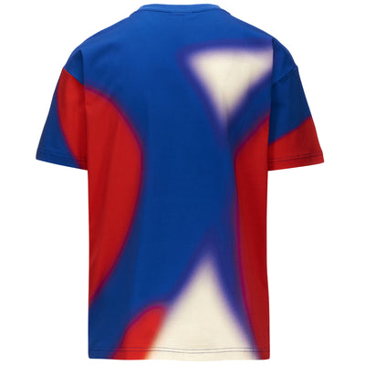 เสื้อยืด Kappa รุ่น 222 BANDA FAPO 2 GRAPHIK - 361H8YW-BURE - V0B GRAPHIK BLUE ROYAL-RED-WHITE ANTIQUE,