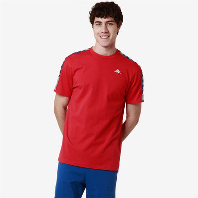 เสื้อยืด รุ่น 222 BANDA LILOGT - GRAPHIK TAPE Blue Royal-Red-Grey
