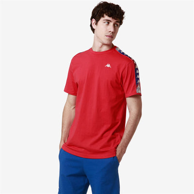 เสื้อยืด รุ่น 222 BANDA LILOGT - GRAPHIK TAPE Blue Royal-Red-Grey