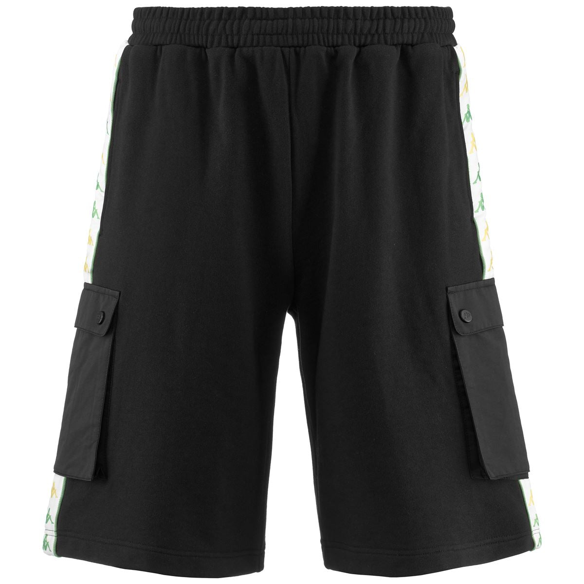 กางเกงขาสั้น รุ่น 222 BANDA SANCIO - SHORTS - SPORT SHORTS - Man - Black-White-Green Dusty