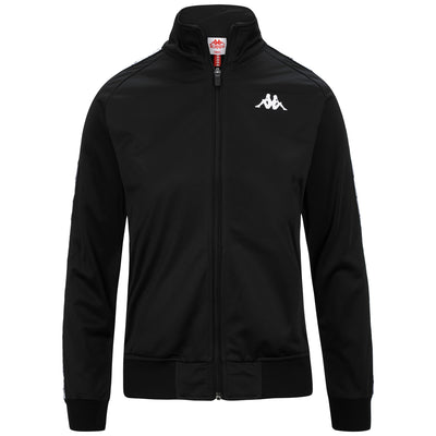 เสื้อแจ็กเกต รุ่น 222 BANDA WANNISTON SLIM - Fleece - Jacket - Woman - Black-White-Black