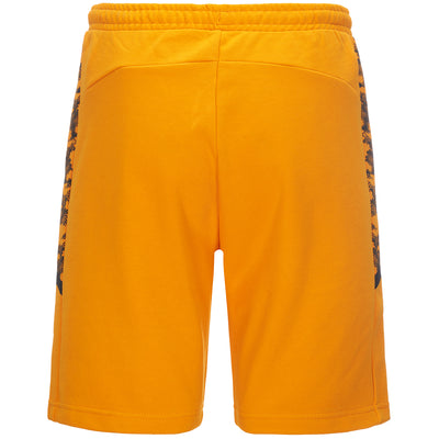 กางเกงขาสั้น รุ่น LOGO GIODOLO - Shorts - Sport Shorts - Man - Orange Marigold-Black