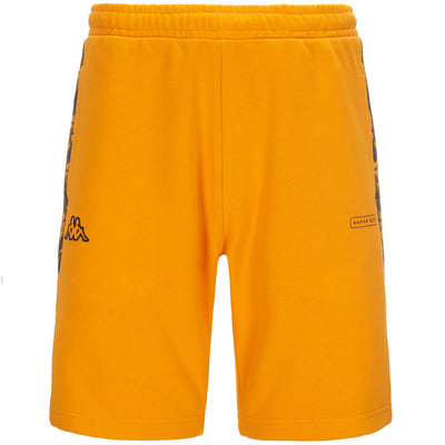 กางเกงขาสั้น รุ่น LOGO GIODOLO - Shorts - Sport Shorts - Man - Orange Marigold-Black