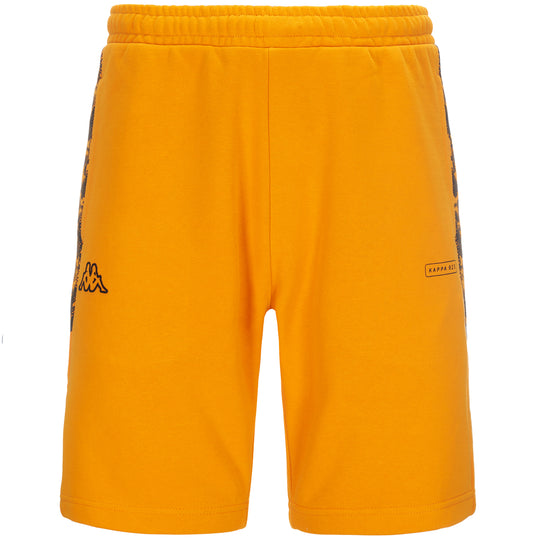กางเกงขาสั้น รุ่น LOGO GIODOLO - Shorts - Sport Shorts - Man - Orange Marigold-Black