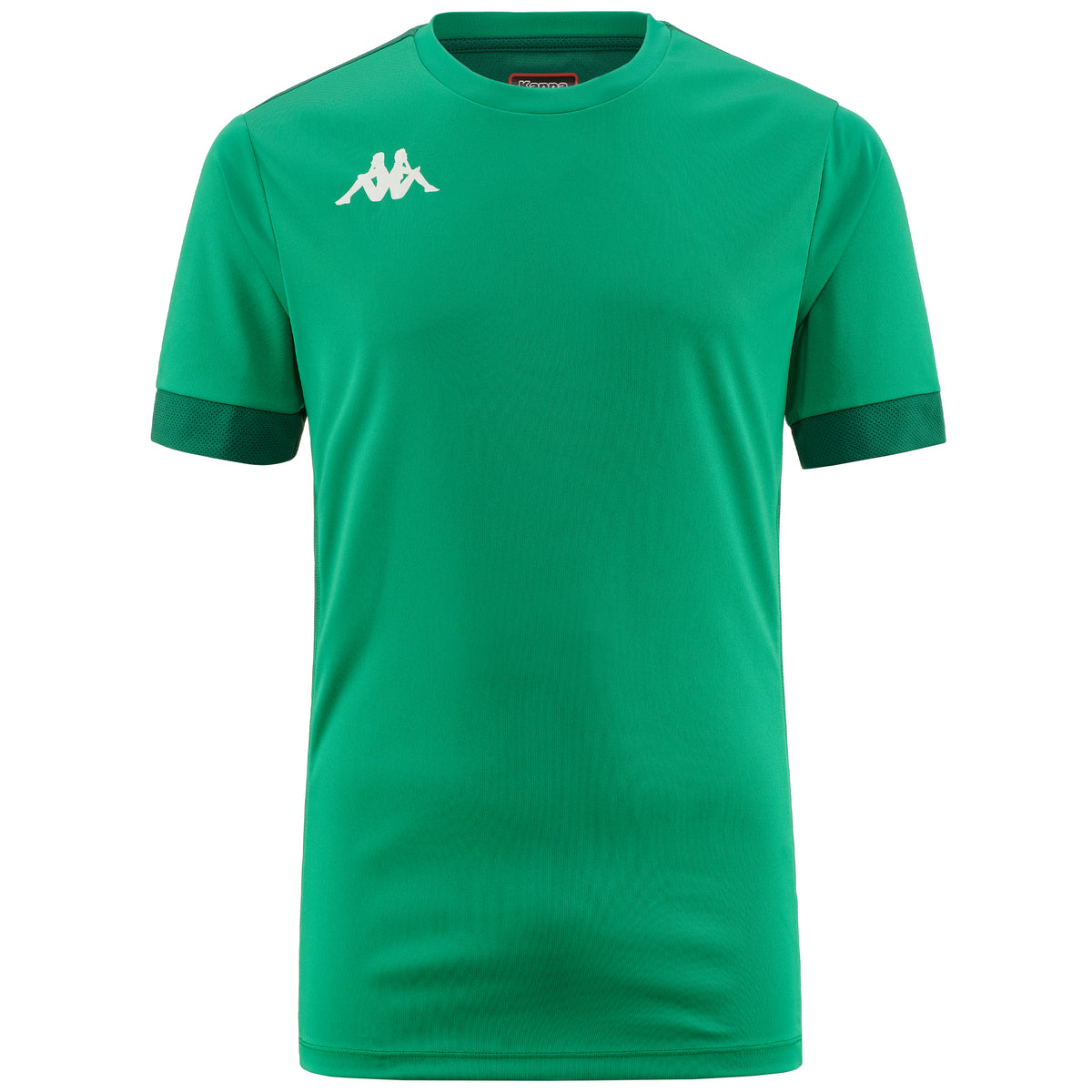 เสื้อกีฬา รุ่น KAPPA4SOCCER DERVIO - Active Jerseys - Shirt - Man - Green Bosphorus-Green Galapagos