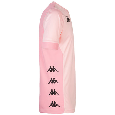 เสื้อกีฬา รุ่น KAPPA4SOCCER DERVIO - Active Jerseys - Shirt - Man - Pink-Dk Pink